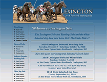 Tablet Screenshot of lexingtonselected.com